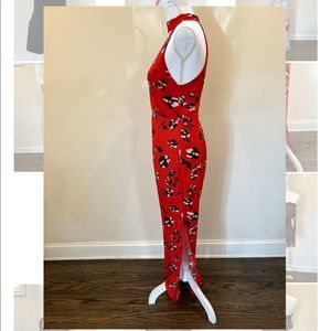 The Room Red Pant Suit Romper